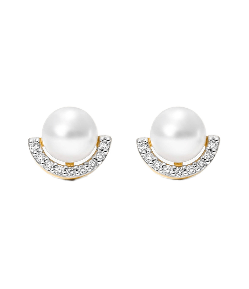 Diamond Cushion Shaped Screwback Earrings - 图片 5