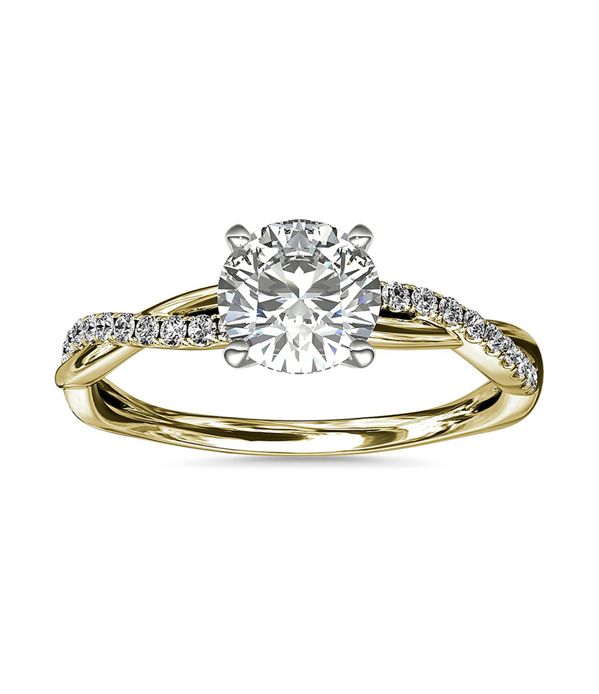 Accents Accented Diamond Engagement Ring - 图片 6