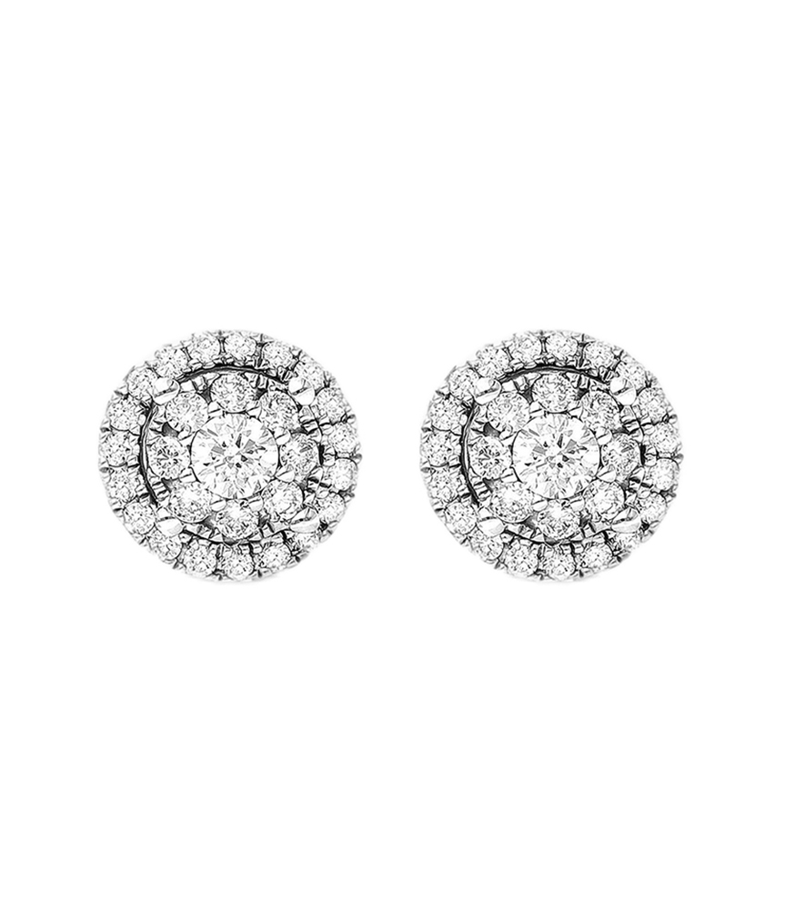 Diamond Cushion Shaped Screwback Earrings - 图片 3