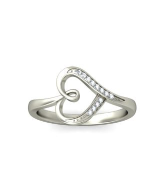 Sterling Silver Hallmarked Love Heart Ring